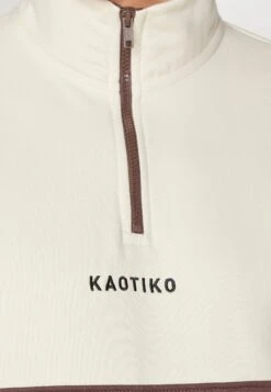 Kaotiko Crew Arthur UnisexFelpaIvory/Brown/Blue Uomo Maglieria E Felpe KAI2100H2-K11 -Kaotiko Negozio Di Abbigliamento Alla Moda d8f7f16ffecd47e097984afb1c2400b0