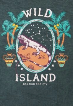 Kaotiko Crew Tie Dye Wild IslandFelpaMucha Arena Verde Bosque Uomo Maglieria E Felpe KAI22S02L-M11 -Kaotiko Negozio Di Abbigliamento Alla Moda f341499ec17b492fb2e5564254990a5e