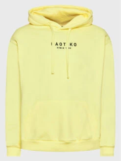 Kaotiko Negozio Di Abbigliamento Alla Moda -Kaotiko Negozio Di Abbigliamento Alla Moda kaotiko felpa unisex al006 02 g002 giallo relaxed fit