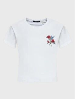 Kaotiko Negozio Di Abbigliamento Alla Moda -Kaotiko Negozio Di Abbigliamento Alla Moda kaotiko t shirt washed bird al011 01 m002 bianco regular fit